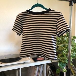 Blue and White Stripped Tee